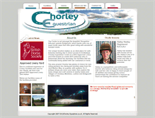 Tablet Screenshot of chorleyequestrian.co.uk